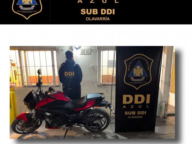 Recuperaron una moto robada en Mar del Plata